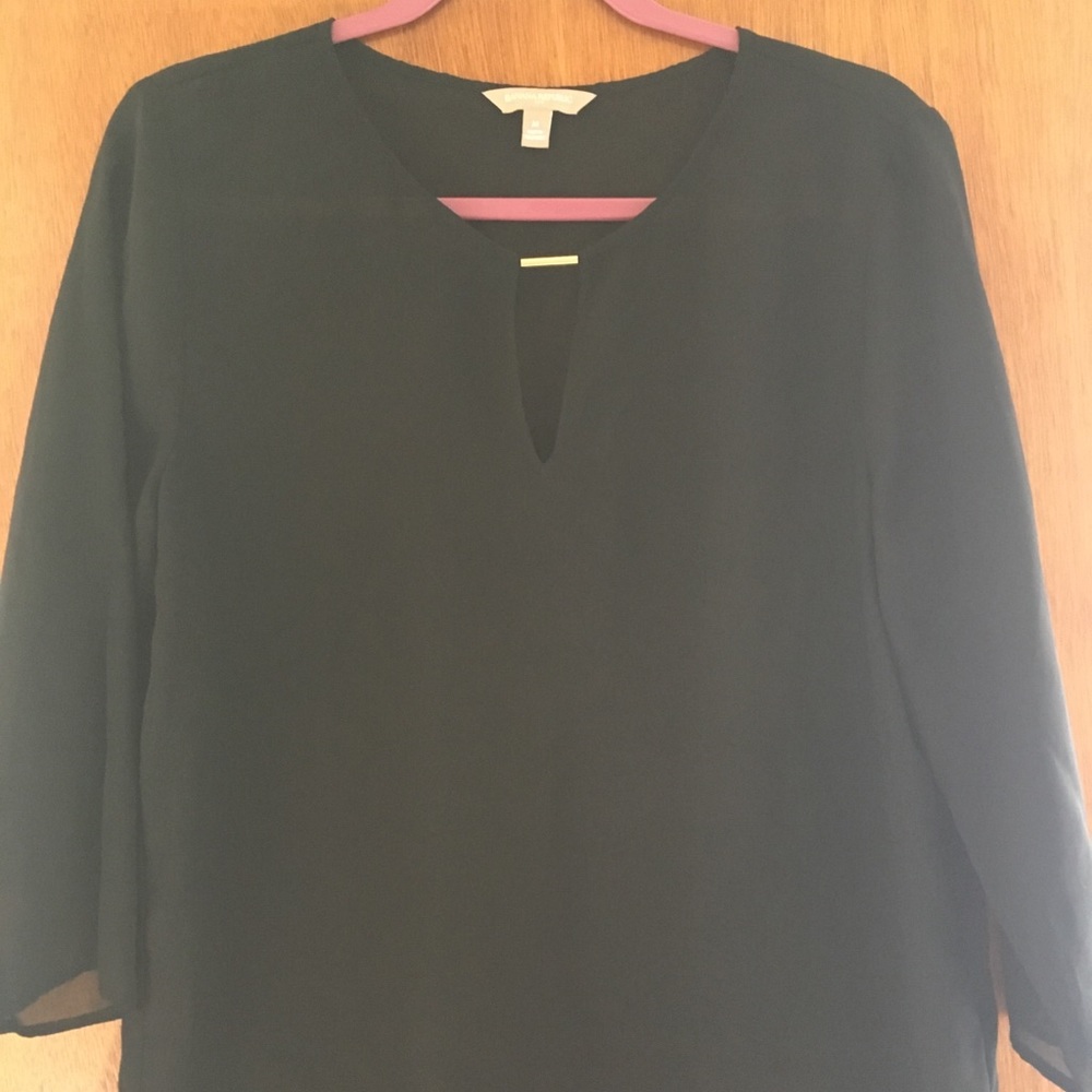 Sheer Banana Republic blouse